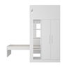 Beliche com Armário 2 Portas 4 Nichos 1 Mesa de Apoio 1 Gaveta 8299  - 9