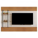 Ver imagem 2 de Painel para TV Até 65 Polegadas Granada 2 Prateleiras Naturalle/Off White - Mavaular