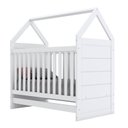 Ver imagem 2 de Quarto de Bebê Americano 6 Portas com Berço Montessoriano Branco Hp - Henn