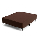 Ver imagem 1 de Base Box Casal Sommier Camurça Viúva 128x188x30 Ortobom Marrom