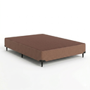 Ver imagem 1 de Base Box Sommier Camurça Viúva 128x188x30cm Ortobom Bege/Creme