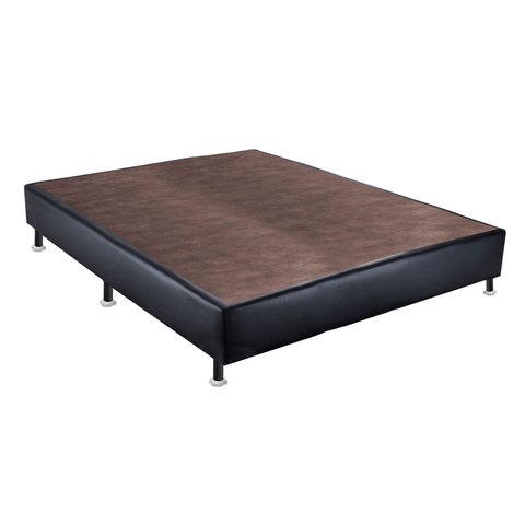 Base Box Sommier Corino Viúva 128x188x30 Ortobom Preto