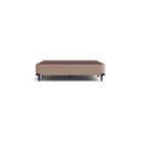 Ver imagem 2 de Base Box Casal Sommier Corino Viúva 128x188x23 Ortobom Bege/Creme