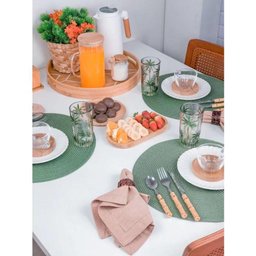 Bandeja Oval em Bambu Ecokitchen 24x11,6cm Mimo Style - 5