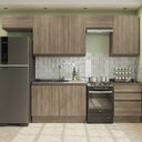 Ver imagem 1 de Cozinha Completa Planejada 3,10mt 07 Peças Linha Maxxi Cj14-121 Kappesberg - Nogal