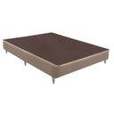 Ver imagem 1 de Base Box Solteiro Sommier Linho Viúva 128x188x30 Ortobom Bege
