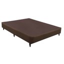 Ver imagem 1 de Base Box Solteiro Sommier Linho Viúva 128x188x30 Ortobom Marrom