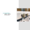 Ver imagem 4 de Armário Aéreo Milla 1 Porta Branco Tubo Ouro Velho Carraro