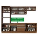 Ver imagem 5 de Armário de Cozinha Completa 290cm Rustic/Crema Vicenza Madesa 11