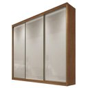 Ver imagem 2 de Guarda Roupa Casal Londres e Gaveteiro Suiça Cumaru 25 Fendi - Horizonte