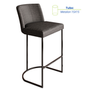 Ver imagem 4 de Jogo Kit 2 Banquetas Americana Alta Moderna Cozinha Metal Bancada Balcão Area Gourmet