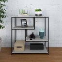 Ver imagem 4 de Estante Brooklyn Baixa 04 Prateleiras 94x90x30cm