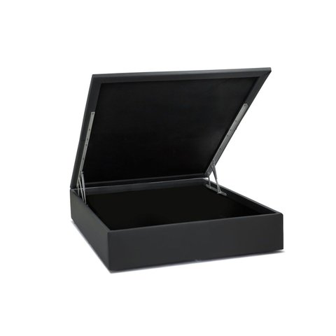 Base Box Baú Corino Solteiro Ortobom 39x88x188cm Cinza