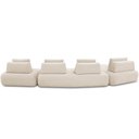 Ver imagem 6 de Sofá 6 Lugares com Chaise para Sala de Estar Living 435cm Shape T03 Veludo Bege - Lyam Decor