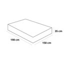 Ver imagem 3 de Colchão Queen Ortobom Airtech Spring Pocket 158x198x35 Bege/Branco