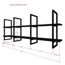 Ver imagem 5 de Prateleira Industrial Suspensa para Cozinha - MDF e Nicho Decorativo