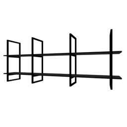 Prateleira Industrial Suspensa para Cozinha - MDF e Nicho Decorativo - 4