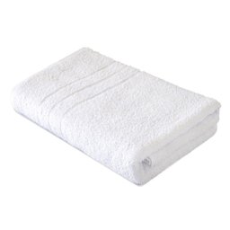 Kit 3 Toalhas de Rosto Branca Hotel Macia Felpuda - Prata - Branco - 4