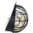 Ver imagem 4 de Balanço Ninho Suspenso Hungria Preto e Couirino Náutico Bege
