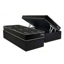 Ver imagem 1 de Cama Box Baú Solteiro + Colchão Anatômico Kappesberg D28 Onix + Base Crc Corano Black