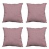 Kit 4 capas Almofada 45x45 LINHO SATURNO - rosa - 1