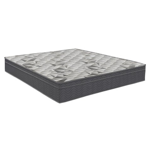 Colchão Casal Ortobom Ortop D33 138x188x28cm Airtech 1.0.0 Cinza/Grafite/Branco