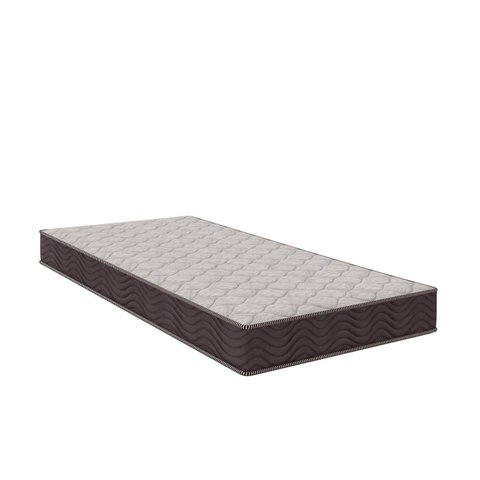 Colchão Solteiro Ortobom Airtech 6.0 Ortop Espuma D28 88x188x28cm Marrom/Branco
