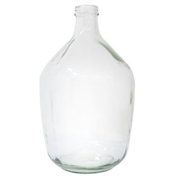 Vaso Garrafa de Vidro Decorativa Transparente - 1