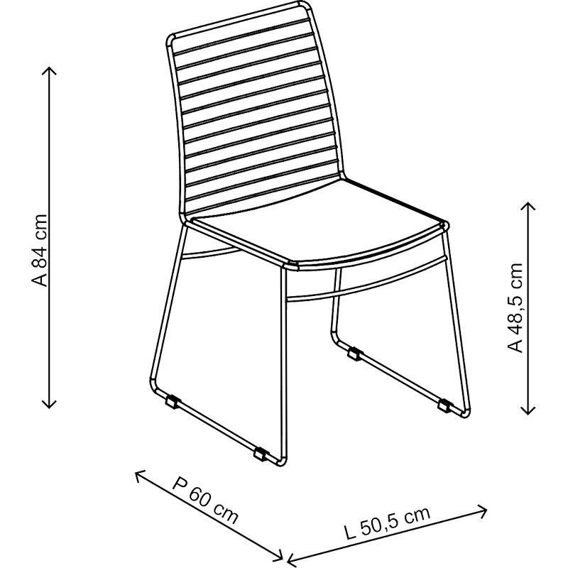 Cadeira 1712 - Móveis Carraro - Branco - 5