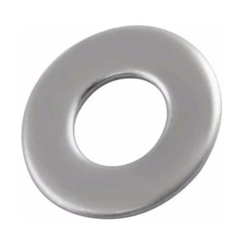Arruela Lisa Din 994 5/16 Aço Inox Polido - 150un