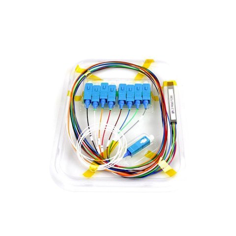 Cabo Óptico Splitter Opf-PLC1X8-Sc-Upc Plc 1x8 1m G657A1 Baixa Perda de Inserção Evus