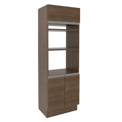 Torre Quente Madesa Glamy 70 cm 3 Portas Rustic Cor:Rustic
