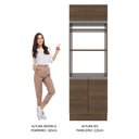Ver imagem 5 de Torre Quente Madesa Glamy 70 cm 3 Portas Rustic Cor:Rustic