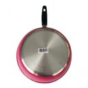 Ver imagem 2 de Frigideira Antiaderente com Tampa 24cm Rosa Pigmentada