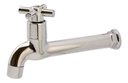 Ver imagem 1 de Torneira Pia Parede Fixa Abs Cromado 18cm Slim 1/4 V:Prateado