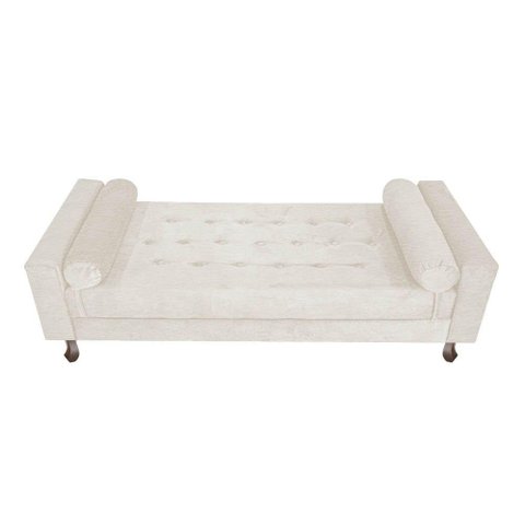 Recamier Baú Félix Solteiro 140cm Corano Bege