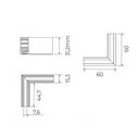 Ver imagem 2 de Conector L para Trilho Stella Trace Micro 24V Cinza