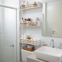 Ver imagem 5 de Kit 3 Prateleiras Brancas para Banheiro Mdf - Dulce