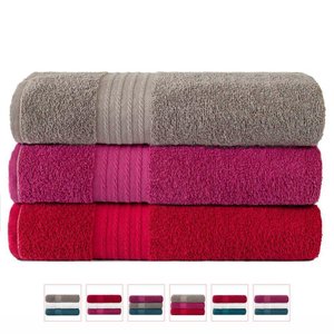 Kit com 3 Toalhas de Rosto Luxo Gigante Nobre 48x80cm - Kit 4