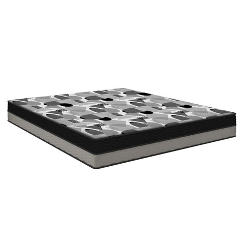 Colchão Viúva Ortobom ISO Dupla Face 128x188x20cm Cinza/Preto
