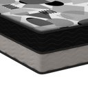 Ver imagem 2 de Colchão Viúva Ortobom ISO Dupla Face 128x188x20cm Cinza/Preto