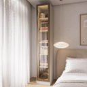 Ver imagem 1 de Guarda Roupa Planejado 100% MDF 1 Porta Reflecta Orion CabeCasa MadeiraOriginals Bege