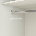 Ver imagem 7 de Guarda Roupa Planejado 100% MDF 1 Porta Reflecta Orion CabeCasa MadeiraOriginals Bege