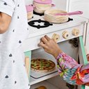 Ver imagem 5 de Cozinha Infantil com Pia Fogão e Microondas - Verde Claro