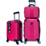 Kit de Bordo Luxo Mala de Viagem Rígida de Fibra:pink - 1