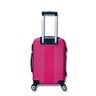 Kit de Bordo Luxo Mala de Viagem Rígida de Fibra:pink - 5