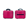 Kit de Bordo Luxo Mala de Viagem Rígida de Fibra:pink - 7