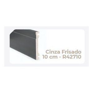 Rodape Cinza Frisado 10cm R42710 - Br