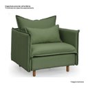 Ver imagem 4 de Capas Poltrona Sôma CabeCasa MadeiraOriginals Verde