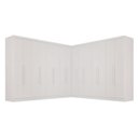 Ver imagem 2 de Guarda-Roupa de Canto Modulado 15 Portas 6 Gavetas Inglaterra Branco